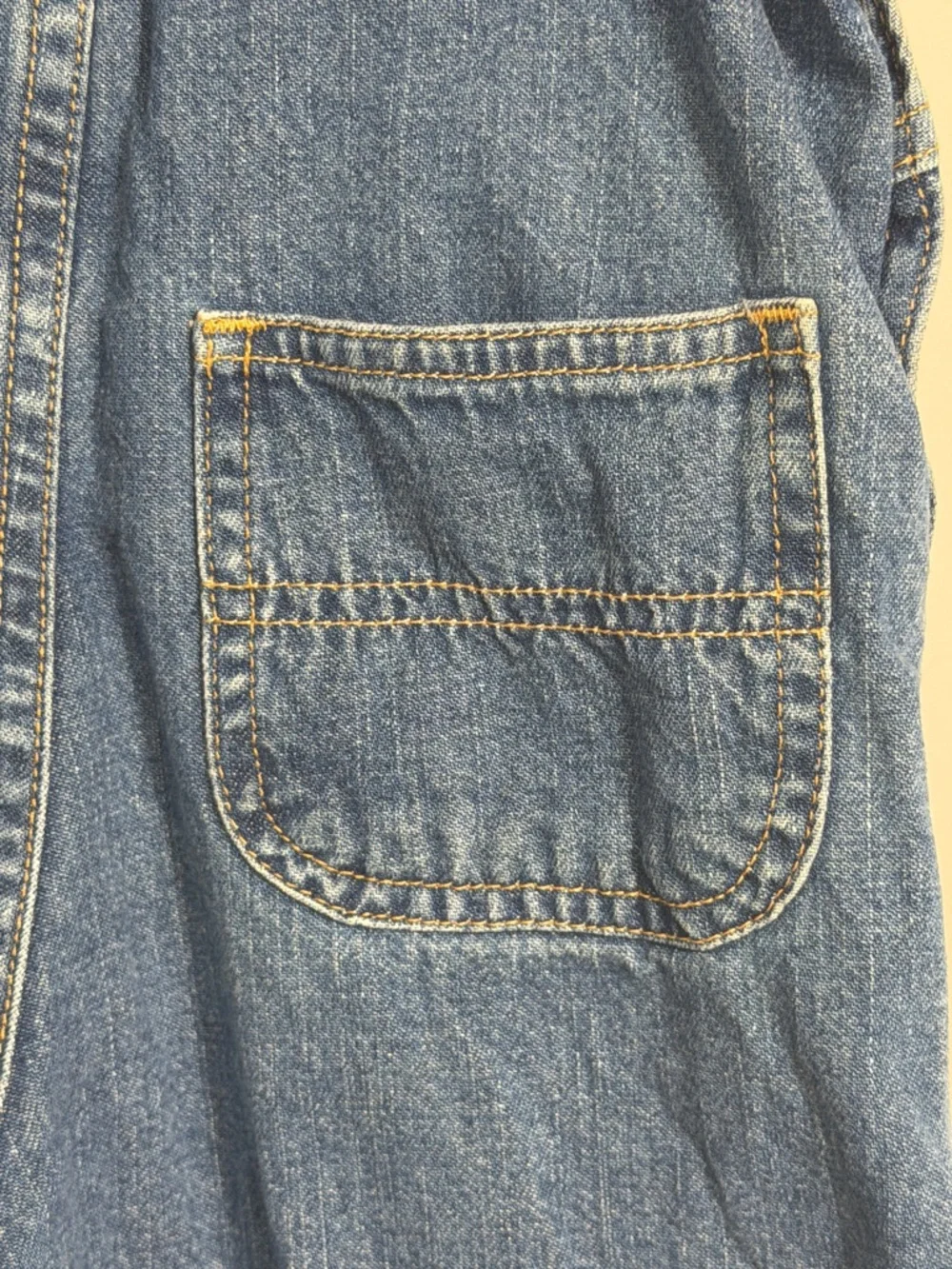 Vintage OshKosh B'Gosh Denim Bib Overalls 4T‎ Genuine Article 90s Girls